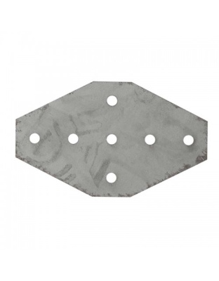 Mild Steel 360 Angle Bracket Strip Board for Aluminium Profile 2020 with 7 holes