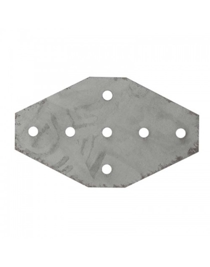 Mild Steel 360 Angle Bracket Strip Board for Aluminium Profile 2020 with 7 holes