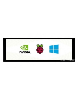 7.9inch Capacitive Touch Screen LCD 400×1280 HDMI IPS Toughened Glass Cover