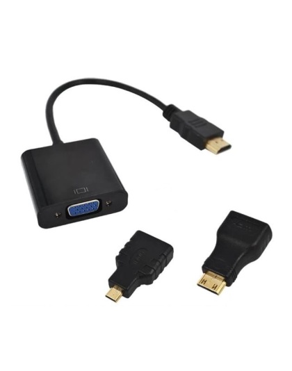 Micro/Mini/Standard HDMI to VGA Adapter for RPi Zero/3/4