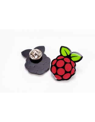 Raspberry Pi Pin Badge 30mm in length