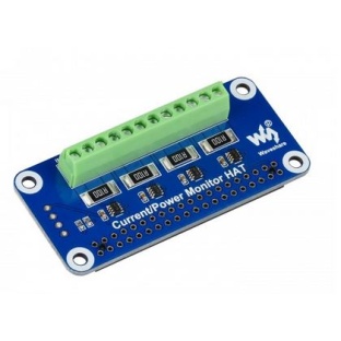4-ch DC Current/Voltage/Power Monitor HAT for Raspberry Pi, I2C/SMBus