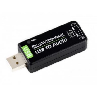 USB Sound Card, Driver-Free, for Raspberry Pi