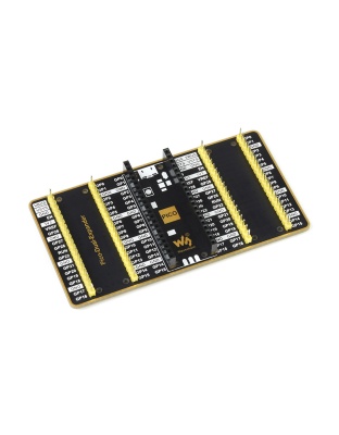 Dual GPIO Expander for Raspberry Pi Pico, Two Sets of Male Headers