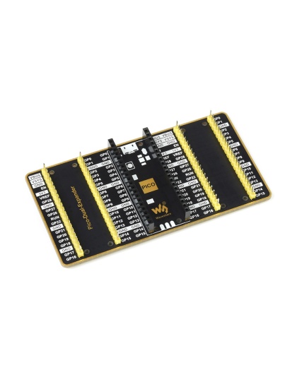Dual GPIO Expander for Raspberry Pi Pico, Two Sets of Male Headers