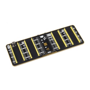 Quad GPIO Expander for Raspberry Pi Pico, Four Sets of Male Headers, USB Power Connector