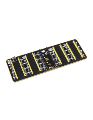 Quad GPIO Expander for Raspberry Pi Pico, Four Sets of Male Headers, USB Power Connector