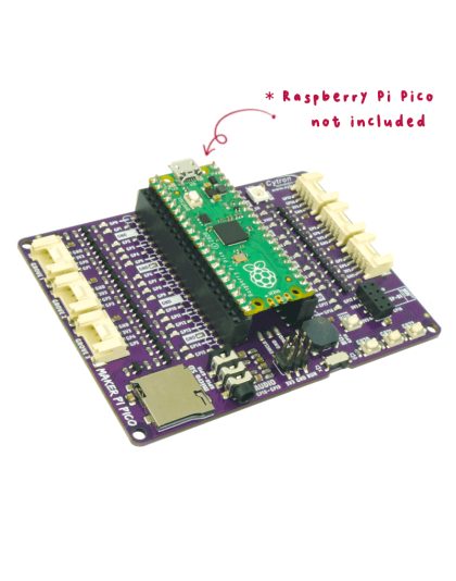 Maker Pi Pico Base (without Pico): Simplifying Pi Pico for Beginners