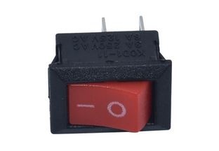 10mmx15mm Spst 2pin On/off G130 Boat Rocker Switch 3A/250V Red