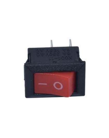 21mmx15mm Spst 2pin On/off Boat Rocker Switch 3A/250V Red