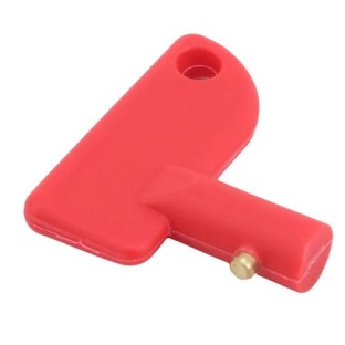 Red Mini Battery Isolator Switch Spare Key