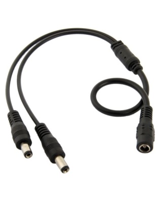 2 Way DC connector splitter 5.5mm x 2.1mm