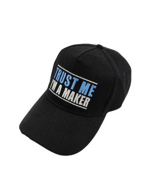 Trust Me Baseball Cap - Black