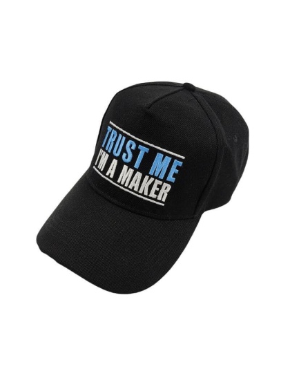 Trust Me Baseball Cap - Black