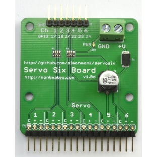 Servosix for Raspberry Pi and Arduino (Board Only)