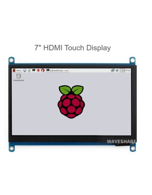 7inch Capacitive Touch Screen LCD (H), 1024×600, HDMI, IPS, Various Systems Support (NEW 21.10.2021)