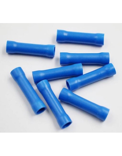 10pack Blue Insulated Lugs Crimp Joiner Terminal BV2.5