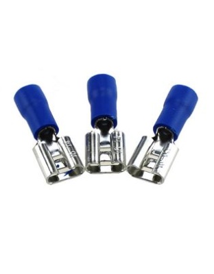 10pack blue female spade Insulated Lugs Crimp Terminal FDD2-250 6.3mm