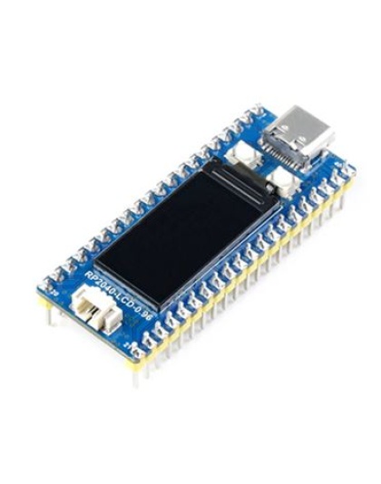 RP2040-LCD-0.96 Pico-like MCU Board Based on Raspberry Pi MCU RP2040 with LCD and pre-soldered headers