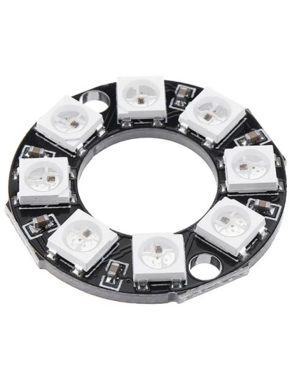  8-bit WS2812 5050 RGB LED Ring Development Board 