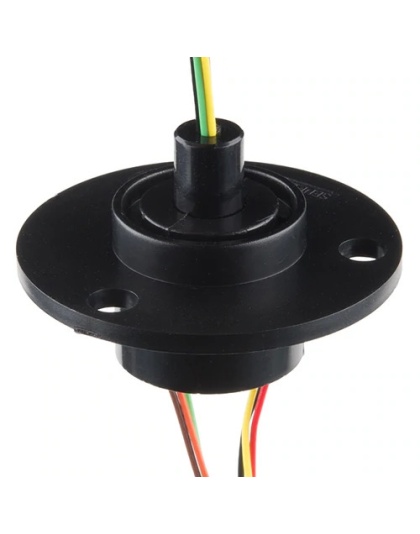 Slip Ring with Flange - 22mm Diameter-6 Wires-Max 240V 2A