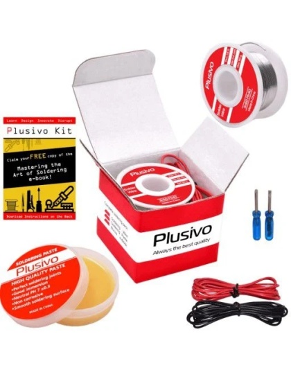 Basic Soldering Wire and Rosin Paste Kit
