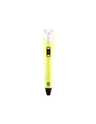 5V 3D Pen V2 with PLA Filament &amp; Adapter - Yellow
