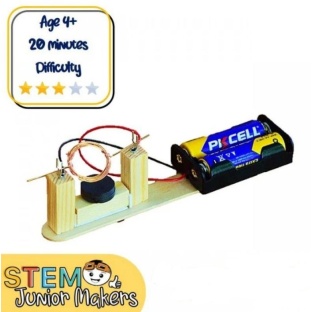 DIY Simple Magnetic DC Motor