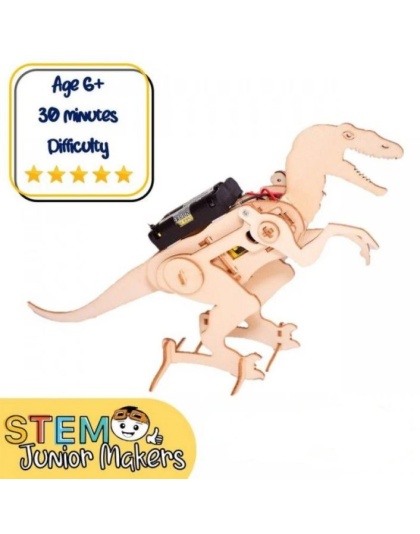 DIY Wooden Robotic Dinosaur