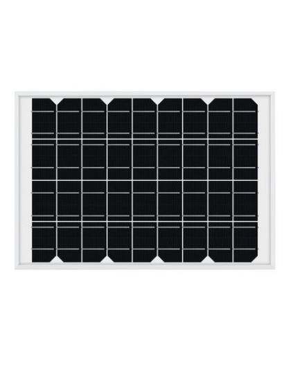 Semi-flexible Polycrystalline silicon Solar Panel (18V 10W), Supports 5V regulated output
