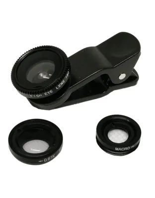 3 in 1 Clip-On Camera Lens Set