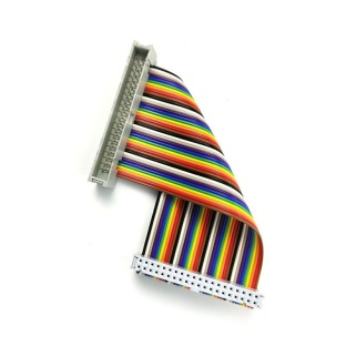 Dedicated 40-Pin Rainbow Male to Female ribbon Cable for Raspberry Pi (10cm)