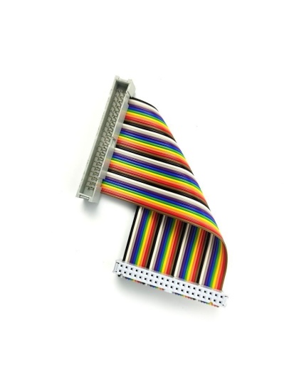 Dedicated 40-Pin Rainbow Male to Female ribbon Cable for Raspberry Pi (10cm)
