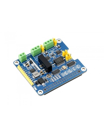 2-Channel Isolated CAN FD Expansion HAT for Raspberry Pi, Multi Protections