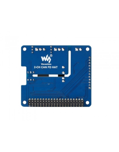 2-Channel Isolated CAN FD Expansion HAT for Raspberry Pi, Multi Protections