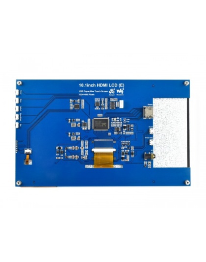 10.1inch Capacitive Touch Screen LCD (E), 1024×600, Fully Laminated