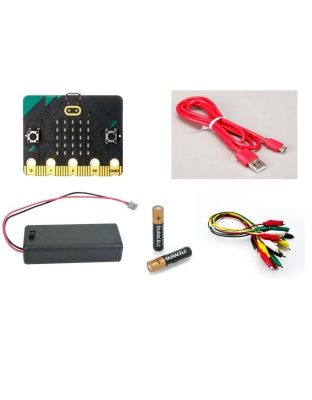 micro:bit V2 Essentials Kit with Jumpers and Duracell batteries