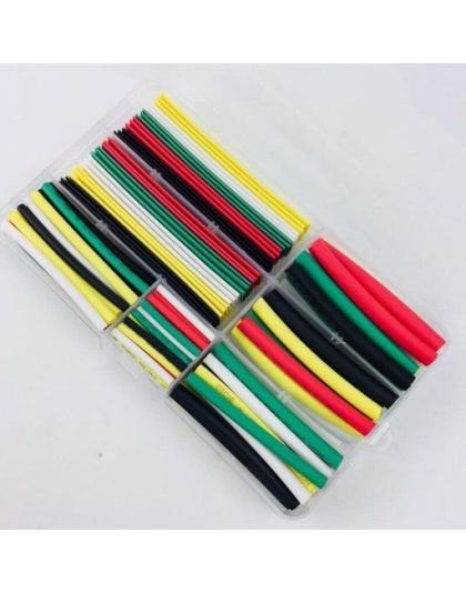 7 Sizes Colorful Shrinking Tube Kit - 140 pieces