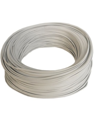 Speaker wire 0.5mm white per meter