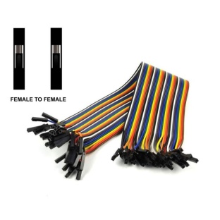  Jumper Cables Female to Female Ribbon of 40 x 300mm