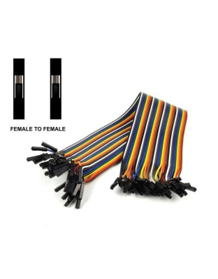  Jumper Cables Female to Female Ribbon of 40 x 300mm