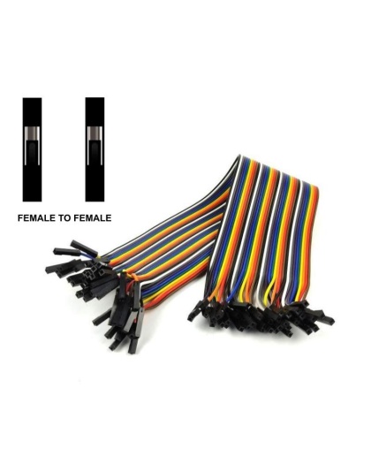  Jumper Cables Female to Female Ribbon of 40 x 200mm