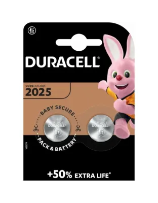 Duracell Lithium CR2025 Batteries 2's