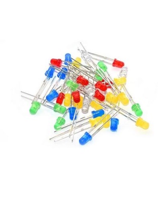 Bulk Mixed 5mm diffused LED (100 pcs)