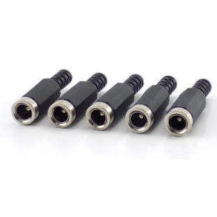 5.5 x 2.1mm DC Female Solder Barrel Connector jack