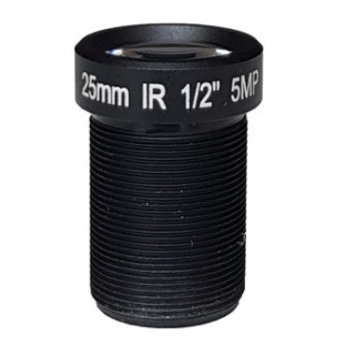 5MP 25mm telephoto lens for Raspberry Pi HQ M12 camera