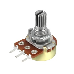 Potentiometer single turn carbon linear PCB 10K