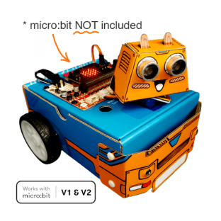 ZOOM:BIT Robot Car Kit for micro:bit (micro:bit not included)