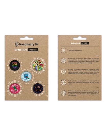 Raspberry Pi Badge Pack: Set 1