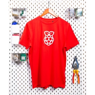Men's Raspberry Pi T shirt Red XL